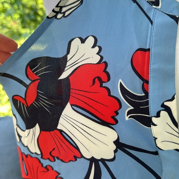 Dalia sleeveless top. Beautiful blue - Picture 3 of 5